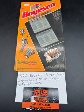 616sr Boyesen Nos Power Reeds Husqvarna 1982-87 125/175 Part # New