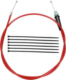Yo-lx01-red Branded 50 Inch Throttle Cable For Predator 79cc 97cc 196cc 212cc 2.5hp Red