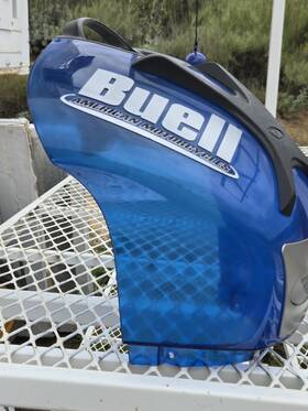 M1224.5akmbx Buell Xb 9clear Blue Airbox Cover