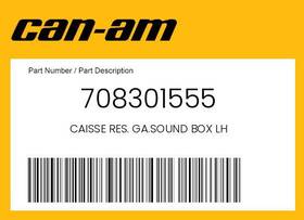 708301555 Can-am Genuine Caisse Res. Ga.sound Box Lh -