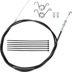 Co-ma-90th Ciloyu Universal Go Kart Throttle Cable Kit 90 Inch Long With 82 Casing 8173 Black