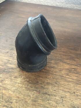 156-14453-00 Clauss Studios 1960s Genuine Yamaha Yds3 Ym1 Air Cleaner Carburetor Joint Yds3c
