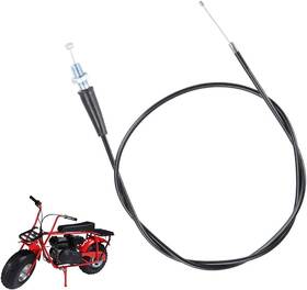 Cm-0121 Cmiyeto 50 Inch Throttle Cable For Coleman Ct100u Ct200u Baja Mb165 Mb200 196cc Black