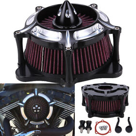 2157hl01626 Cnc Turbine Spike Air Cleaner Intake Filter For Harley Sportster Xl1200 883 Iron