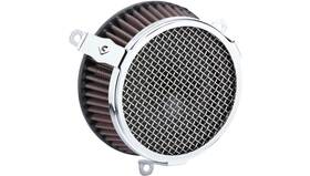 606-0104-03-sb Cobra Air Cleaner Kit - Plain Chrome
