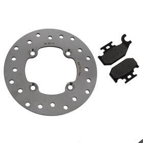 16923 Cycleatv 2009 2010 2011 Can-am Outlander Max 500 Rear Brakes Brake Rotor And Pads