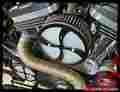 Dk-ac-587-3dw-s Dk Custom Products Windstorm 3-d Flake Complete Hiflow 587 Air Cleaner Sportster