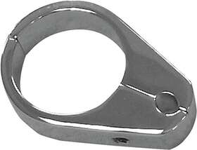 0658-0042 Drag Specialties Cable Clamp - Single Throttle/idle 1 Inch Chrome