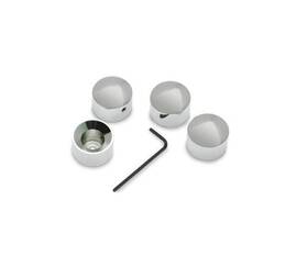 1902-0409 Drag Specialties Chrome Die-cast Headbolt Covers