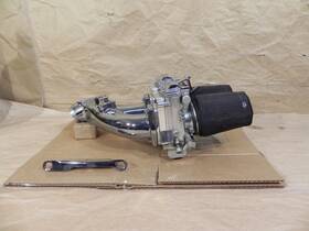 2344 Edelbrock 3083 Dual-carb Intake Manifold Harley Evolution Chrome #2344