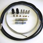 U01-4-100-bk Fba Venhill Universal Motorcycle Throttle Cable Kit Od