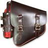 3501-1222 Fblbrbr Nash Motorcycle Company Nashty Fuel Bag Brown Brass Hardware