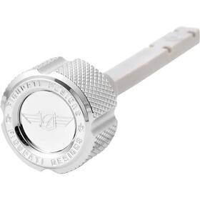 Fd01-magtd-kn-ss Figurati Designs Magnetic Transmission Dipstick - Knurled Chrome Motorcycle