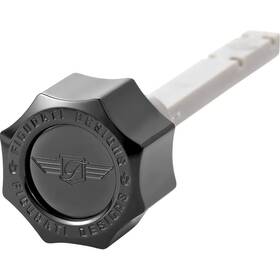 Fd01-magtd-sm-blk Figurati Designs Magnetic Transmission Dipstick - Curved Black Motorcycle