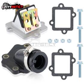 0450062 Fittasticy 0450063 Intake Manifold Boot Reed Valve&gaske Kit For Polaris Sportsman 90 01-06