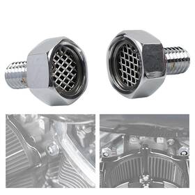 Flashbuyeasyusa 311000290583 Breather Bolts Aluminum Fit Harley Softail Touring Efi And Carb Twin Cam Cvo Dyna