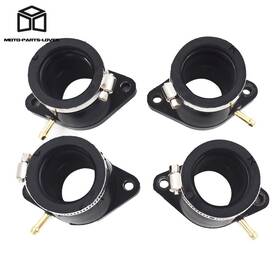 Mp644371l For Yamaha 4 Carburetor Manifolds Insulator Intake Boot Set 1981-1983 Xj650