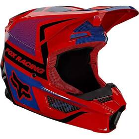 25877-110-ys Fox Racing V1 Otkiv Helmet Ys Flo Red New