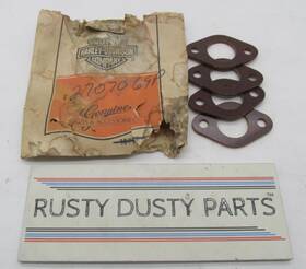 27070-69p Harley-davidson Lot Of 4 Genuine Nos Aermacchi Carburetor Spacers
