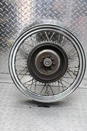 7480897 Harley-davidson 1973 Sportster 1000 Xlch Rear Wheel Rim With Sprocket 51t