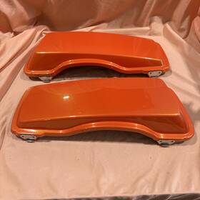 79092-93b Harley-davidson 2012 Touring Both Sides Saddlebag Lids 79090/92-93b Orange