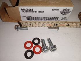 91800058 Harley-davidson Fuel Injector O-ring And Hardware Kit 2017-2024 Road Glide Street