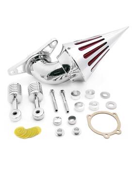 Mt226-cd Haskulle Harley Davidson Spike Intake Air Cleaner Filter Kit Softail Dyna Touring Rocker