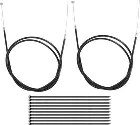 Az-072 Hauertzx 2-sets 60ftft Universal Throttle Cable With 1/4ftft Barrel End Repalcement For