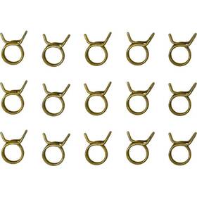 111-1516 Helix Racing Products Double Wired Hose Clamps - 5/16 Inch Od 15 Pcs