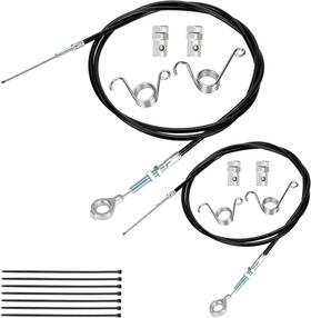 Ho-gktc-71 Hiaors 2 71 Inch Go Kart Throttle Cable Kit For Predator 212 196cc Gx160 Black