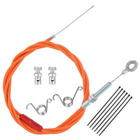 Ho-th075-or Hiaors 75 Inch Throttle Cable For Go Kart Compatible With Vm22 Vm24 Orange