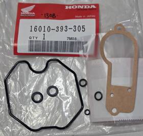 16010-393-305 Honda New 550 750 Carburetor Gasket Set Kit Cb550k Cb750a Nos Oem