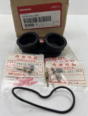 16020-mg2-305 Honda Genuine Xl600 Intake Seeting Kit New Old Stock Oem