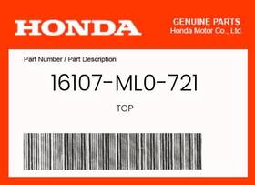 16107-ml0-721 Honda Genuine Top -