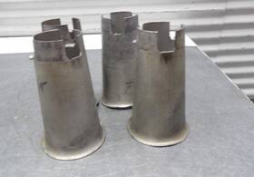 16141-mz5-600 Honda 94-03 Magna Vf750c Carburetor Air Trumpet Funnels Velocity Stack