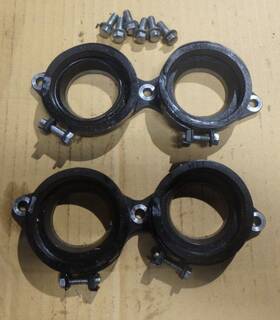 16210-mfl-000 Honda Cbr 1000rr 08 - 13 Throttlebody Isolater Plate / Intake Clamps