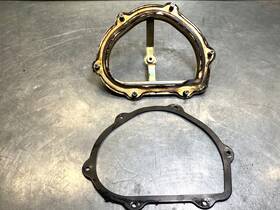 17217-meb-770 Honda 2003 Crf450r Crf 450 Air Cleaner Box To Intake Tube Mounting Clamp Plate