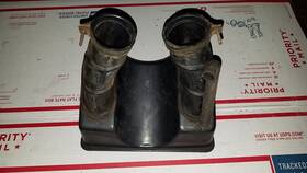 17222-mg2-000 Honda Xl600r 1983 Lotb Air Box Intake Front Of With Connecting Tubes R And L