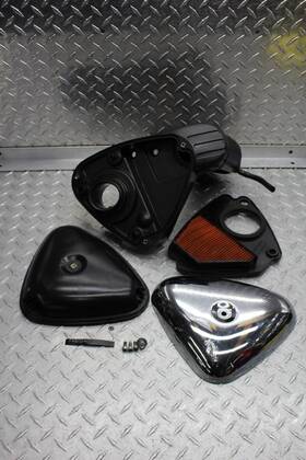 17231-mz8-l20 Honda 2004 Shadow Vlx 600 Vt600cd Deluxe Airbox Has Running Video