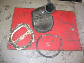 17253-kz3-300 Honda 1989 Cr250 Oem Air Cleaner Connecting Tube And Stay Plate