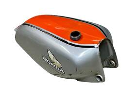 17500-358-670 Honda 1974 Elsinore Mt250 Gas Fuel Tank With Oem Petcock Mt 250