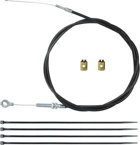8252-1390 Hooup P-180ymx 71 Inch Throttle Cable Ends Kit For Manco Dingo Asw American Black