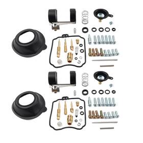 Hukyu 550742868609 2x Carburetor Repair Rebuild Kit For Yamaha V Star 650 Xvs650 Xvs650a 1998-2016