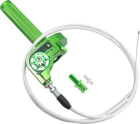 Jxpang 797999883249 Motorcycle Throttle Grip 7/8 Inch 22mm Cnc Aluminum Quick Green