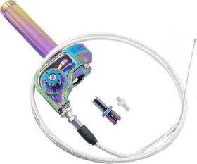 Jxpang 797999883256 Motorcycle Throttle Grip 7/8 Inch 22mm Cnc Aluminum Quick Multicolored