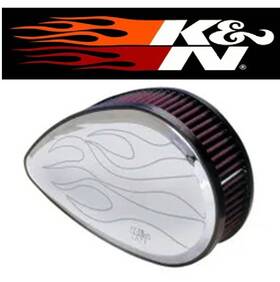 Rk-3922 K&n Tear-drop Air Cleaner Kit Harley Touring Softail Dyna Fxr Evolution Evo