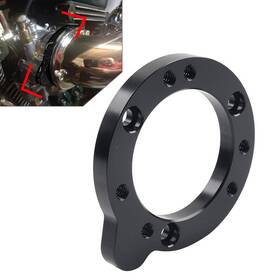 Kabusikikaisya-kawausa 550736346724 Air Filter Cleaner Adapter Plate For Harley Cv S&s Super E G Carburetor Blk