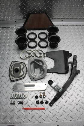 2205129 Kawasaki 2009 Ninja Zx14 Zx1400c Airbox Air Intake Filter Box Set And Hardware