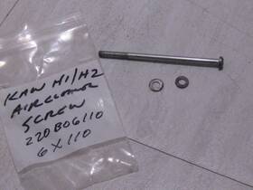 220b06110 Kawasaki H2/h1 Air Box Screw With Flat And Lock Washer 6 X 110
