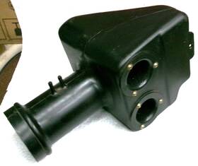 39161-1001 Kawasaki Original Oe 11016-009 Used- 77-81 Kz1000 Airbox Silencer #11016-009 / #39161-1001